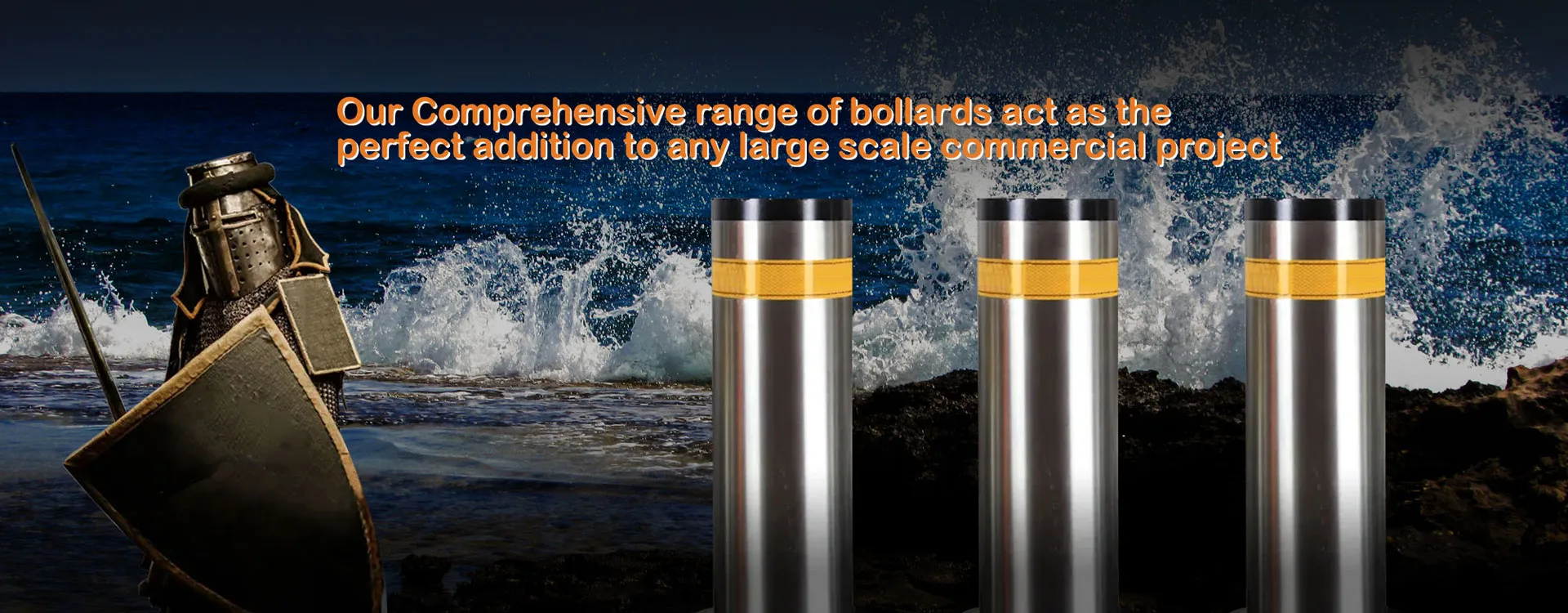 Hydraulic rising bollard